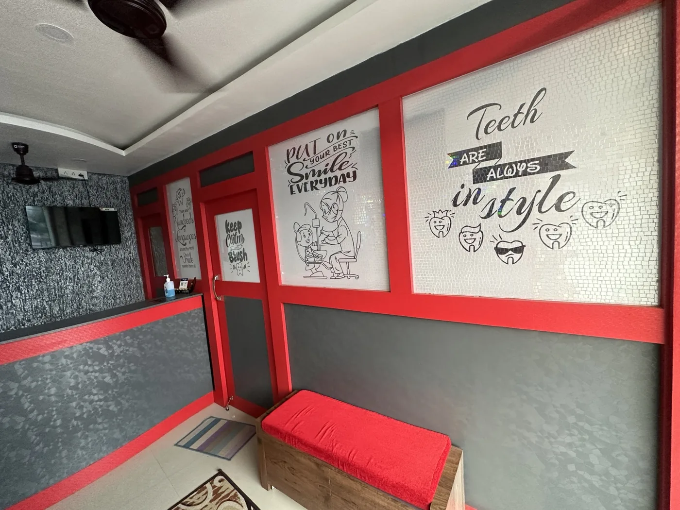 Reception area of Rebah Dental Clinic